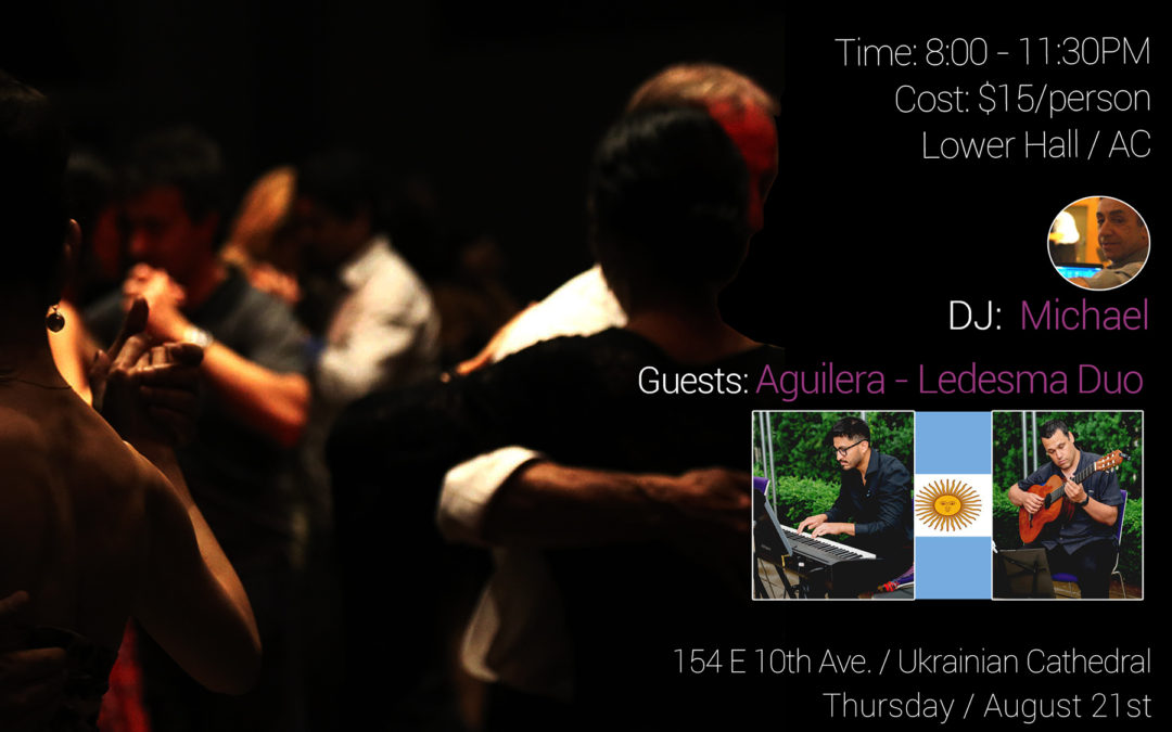 Milonga de Abrazos (every 3rd Thursday of the month)